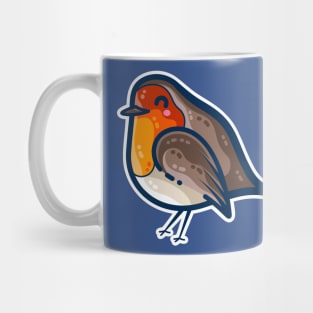 Robin Kawaii Cute Bird Mug